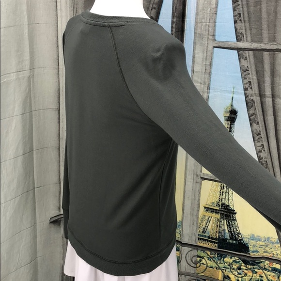 Athleta Criss Cross Wrap Front Sweatshirt Size XS - Picture 6 of 8